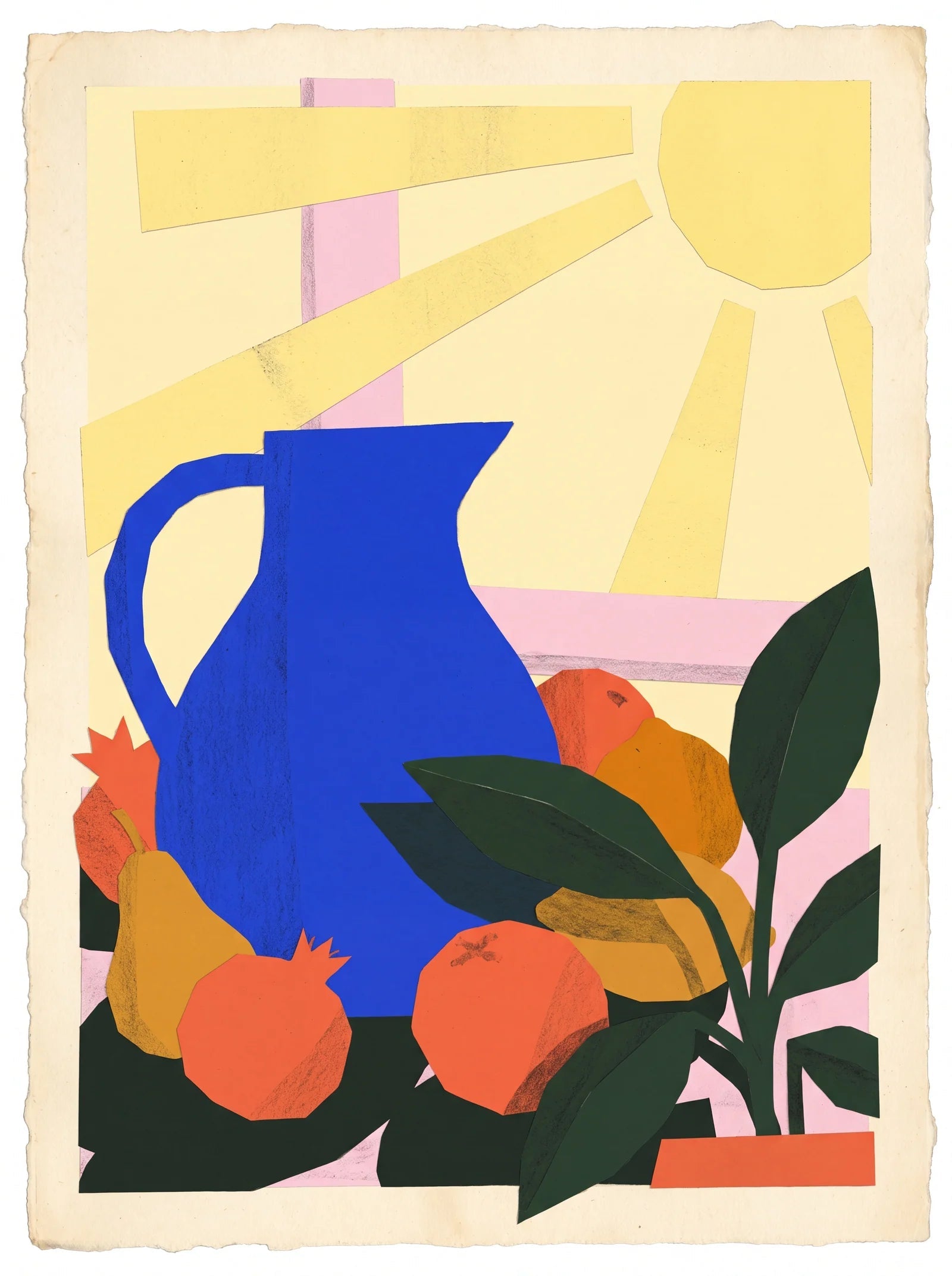 Blue Jug at Noon, an AI-generated artwork