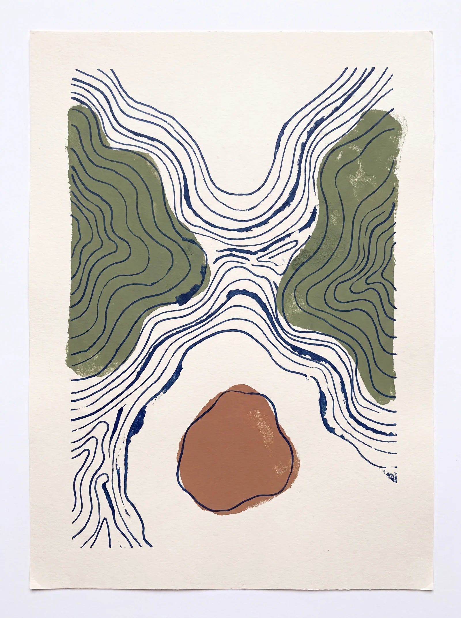 Island Equation, an AI-generated art print