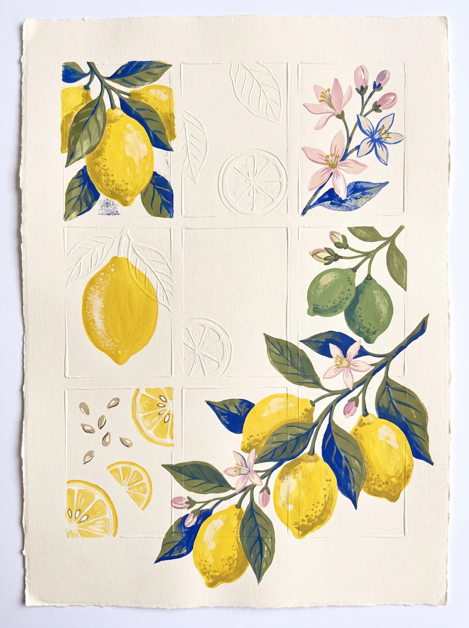 Lemon Study Without Notes, an AI-generated artwork