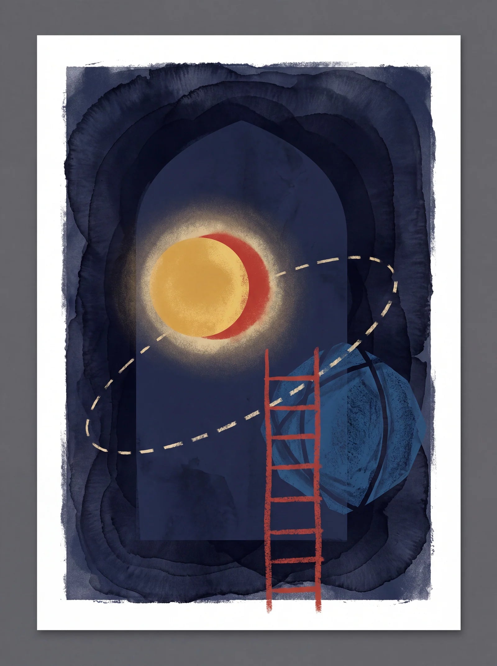 Observatory Window, an AI-generated artwork