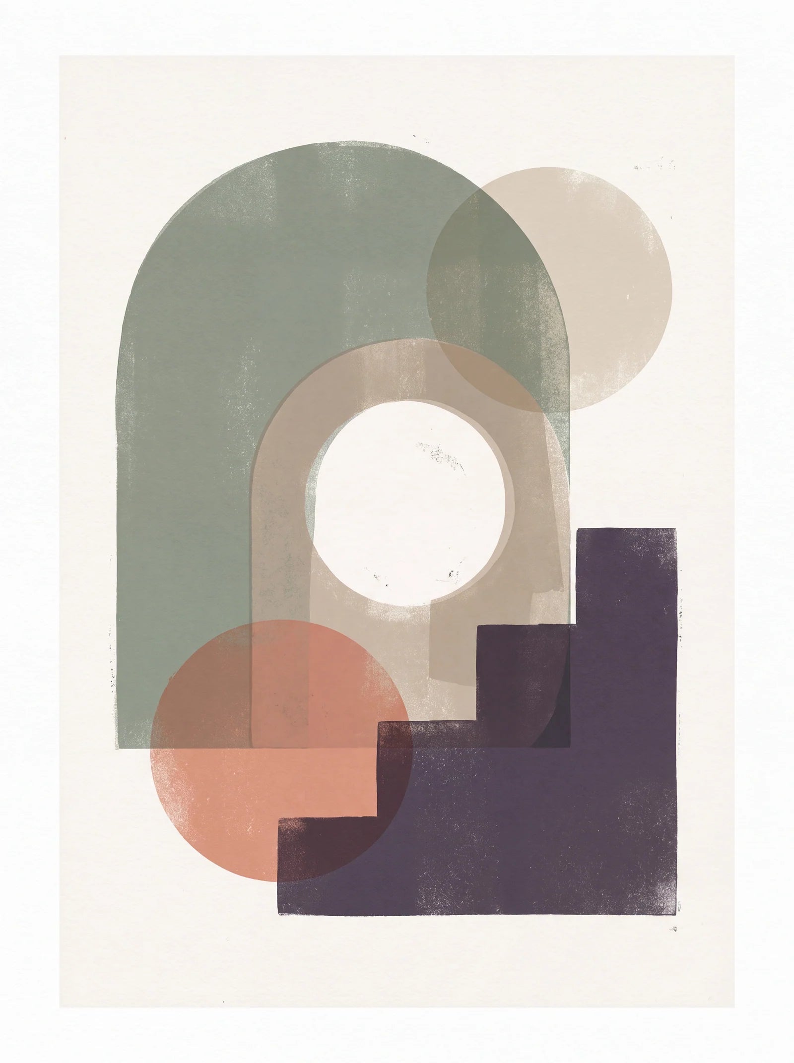 Register of Small Rooms, an AI-generated art print