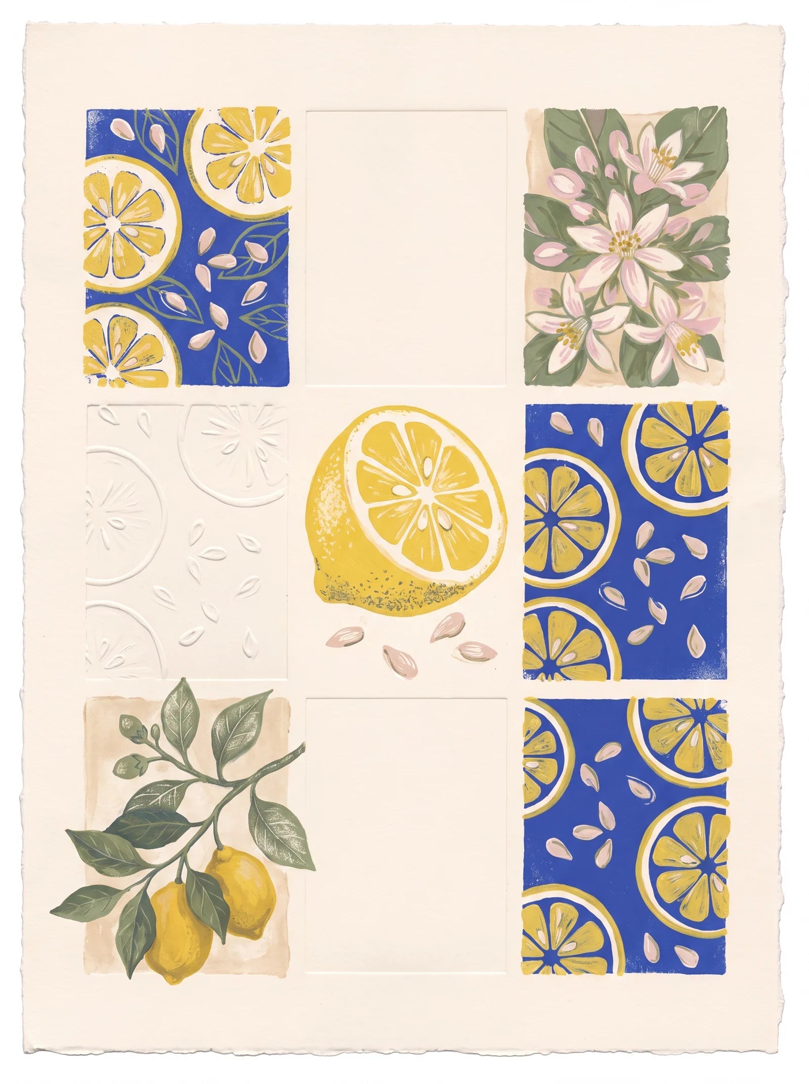 Yellow Index, an AI-generated art print